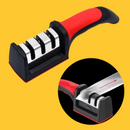 Afilador De Cuchillos Ergonómico Acero Inoxidable 3 Etapas